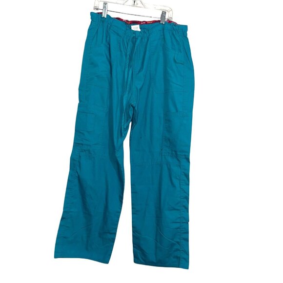 Dickies Teal Scrub Set V-Neck Top & Elastic Waist Pants Size LG/GG - Picture 7 of 16